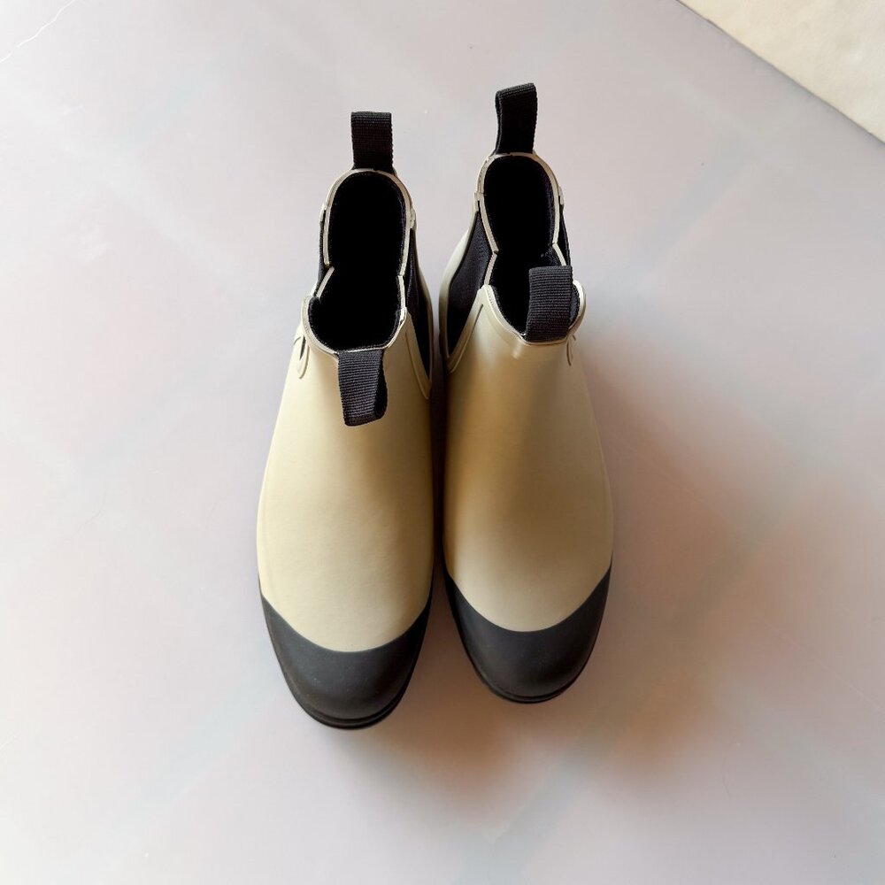 Everlane Women’s Ankle Rubber Rain Chelsea Boot in Stone Sz 9 - Picture 5 of 5